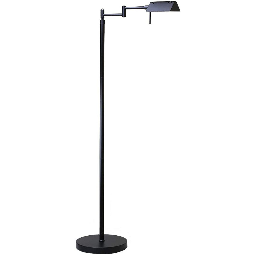 Urick 55" Dimmable LED Pharmacy Floor Lamp, 12W LED, Full Range Dimming, 360 Degree Swing Arms, Adjustable Heights, Standing Lamp for Reading, Sewing, and Craft, ETL Listed